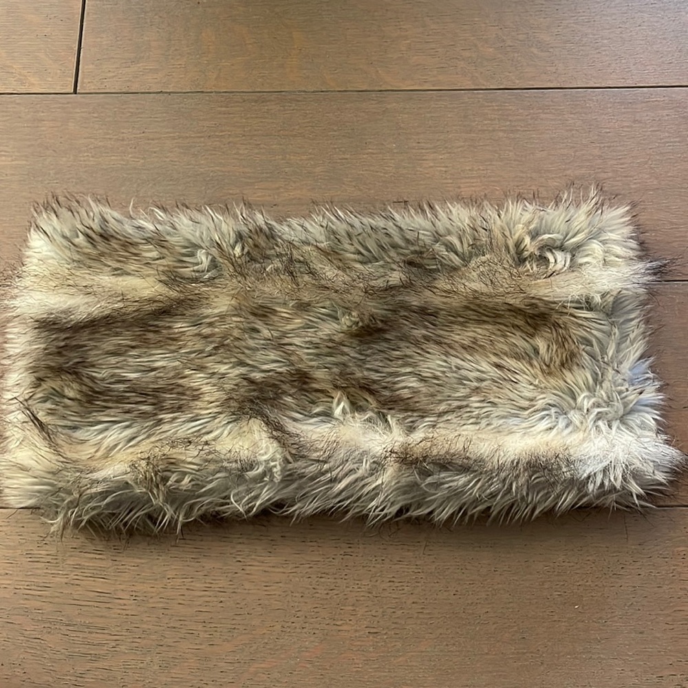 Express Faux Fur Cowl Neck Scarf